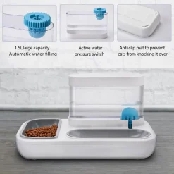 Automatischer Trinkbrunnen für Haustiere – Selbstauffüllender Trinknapf