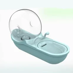 Automatischer Trinkbrunnen für Haustiere – Wasserspender für Hunde und Katzen im Schneckendesign