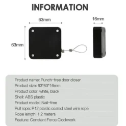 Automatischer Türschließer – Einfach zu installierender Selbstschließmechanismus