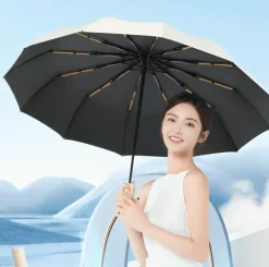 Automatischer UV-Schutzschirm – Stilvoller, wetterfester Sonnenschirm für ultimativen Sonnenschutz