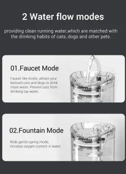Automatischer Wasserbrunnen für Haustiere – Sensoraktivierter Spender für Katzen und Hunde