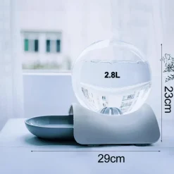 Automatischer Wasserspender für Haustiere – Blasendesign für Katzen und Hunde