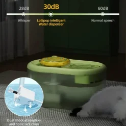 Automatischer Wasserspender für Haustiere – Leiser Futterspender mit hoher Kapazität