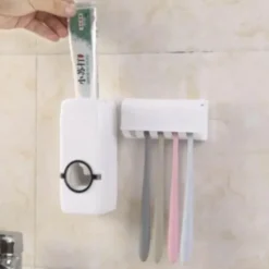 Automatischer Zahnpastaspender - Zahnbürstenhalter Badezimmer-Organizer