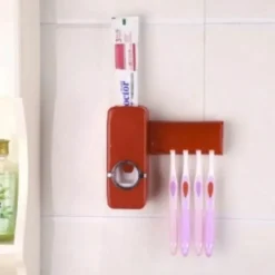 Automatischer Zahnpastaspender - Zahnbürstenhalter Badezimmer-Organizer