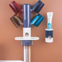 Automatischer Zahnpastaspender – Wandmontierter Organizer und Halter
