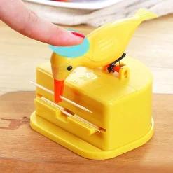 Automatischer Zahnstocherhalter – süßes kleines Vogel-Design