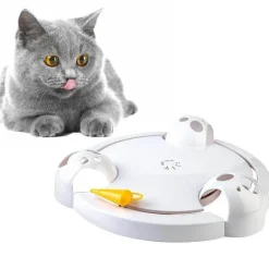 Automatisches Katzenspielzeug – Interaktives Drehspiel für Katzen
