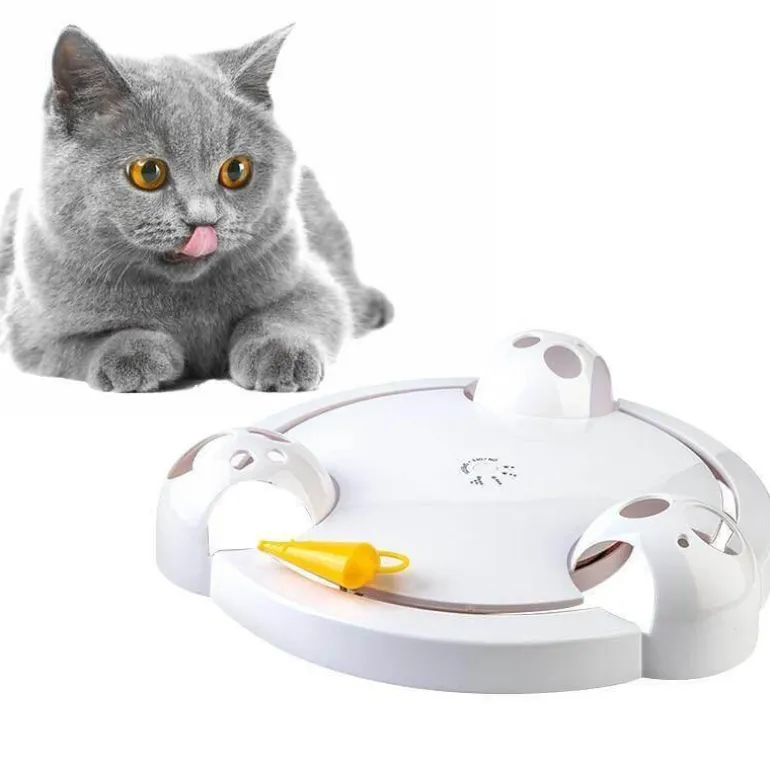 Automatisches Katzenspielzeug – Interaktives Drehspiel für Katzen