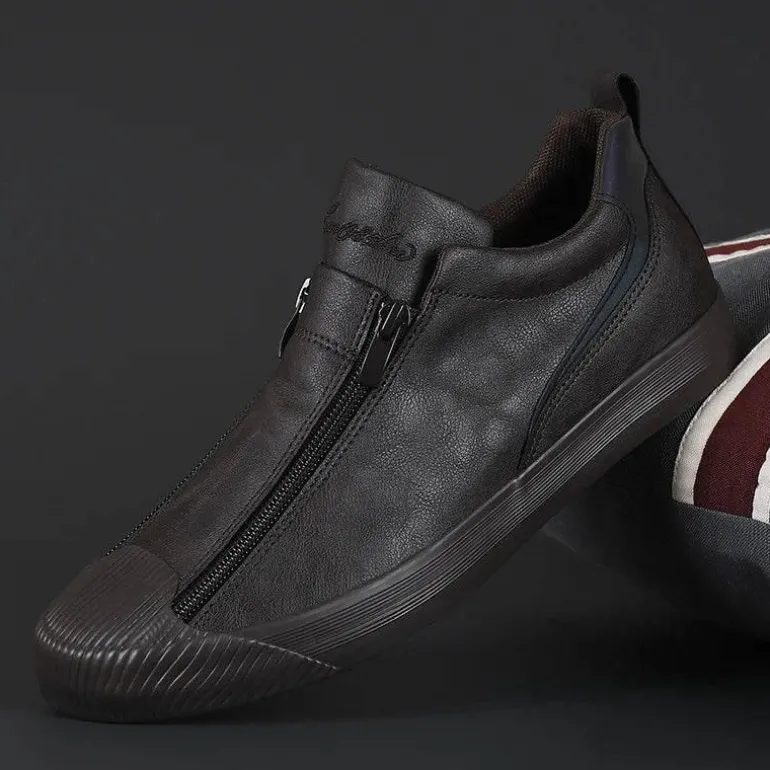 Autumn Vibe Leder Herren Freizeitschuhe