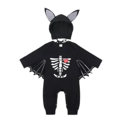 Baby Fledermaus Halloween Kostüm - Süßer gruseliger Onesie
