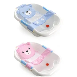 Baby-Badenetz – Cartoon-Badehilfe für Kleinkinder