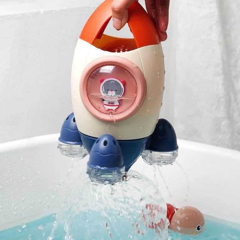 Baby-Baderaketen-Sprühspielzeug – Lustiges Wasserspielzubehör