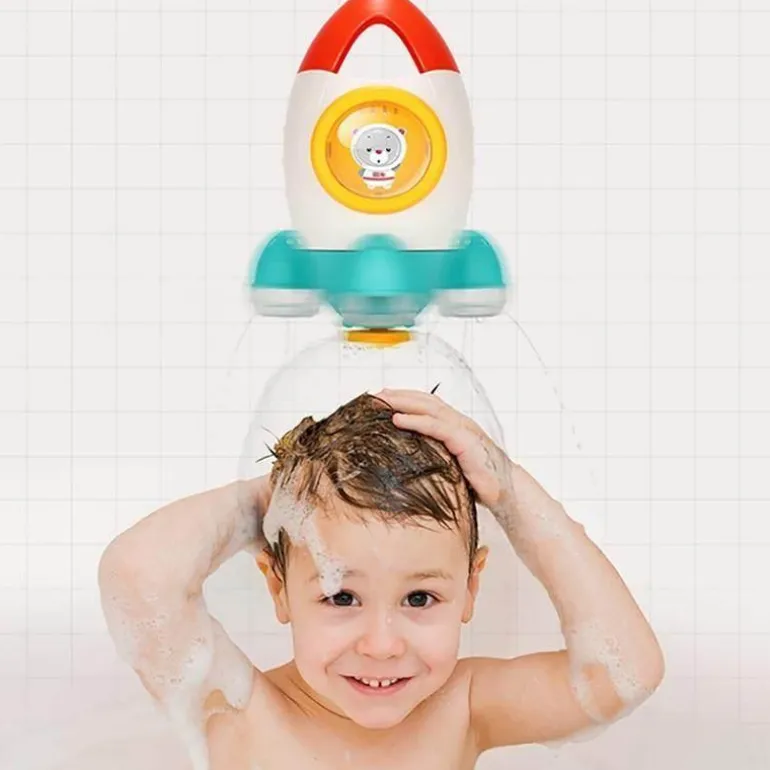 Baby-Baderaketen-Sprühspielzeug – Lustiges Wasserspielzubehör