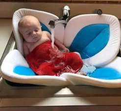 Babybadewanne mit Blumenmuster – Stilvolles Badeblumen-Design für Kleinkinder