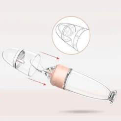 Baby-Flasche – Löffelaufsatz für einfaches Füttern