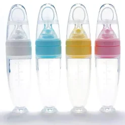 Baby-Flasche – Löffelaufsatz für einfaches Füttern