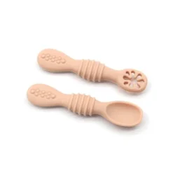 Babylöffel zum Selbstfüttern – Babyutensil mit leichtem Griff