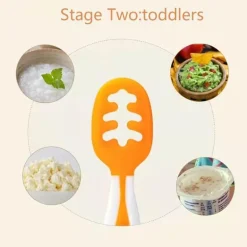 Babylöffel zum Selbstfüttern – Babyutensil mit leichtem Griff