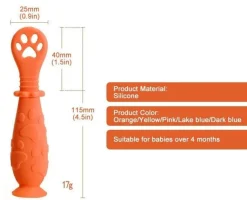 Babylöffel zum Selbstfüttern – Babyutensil mit leichtem Griff