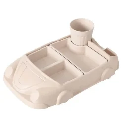 Babynahrungsbehälter aus Bambus in Autoform – Umweltfreundliche Aufbewahrung