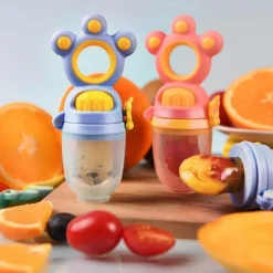 Baby-Obstfütterer - Knabberstab zum Mahlen von frischem Obst