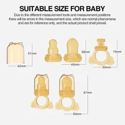 Baby-Obstfütterer - Tragbares Snack-Knabberwerkzeug