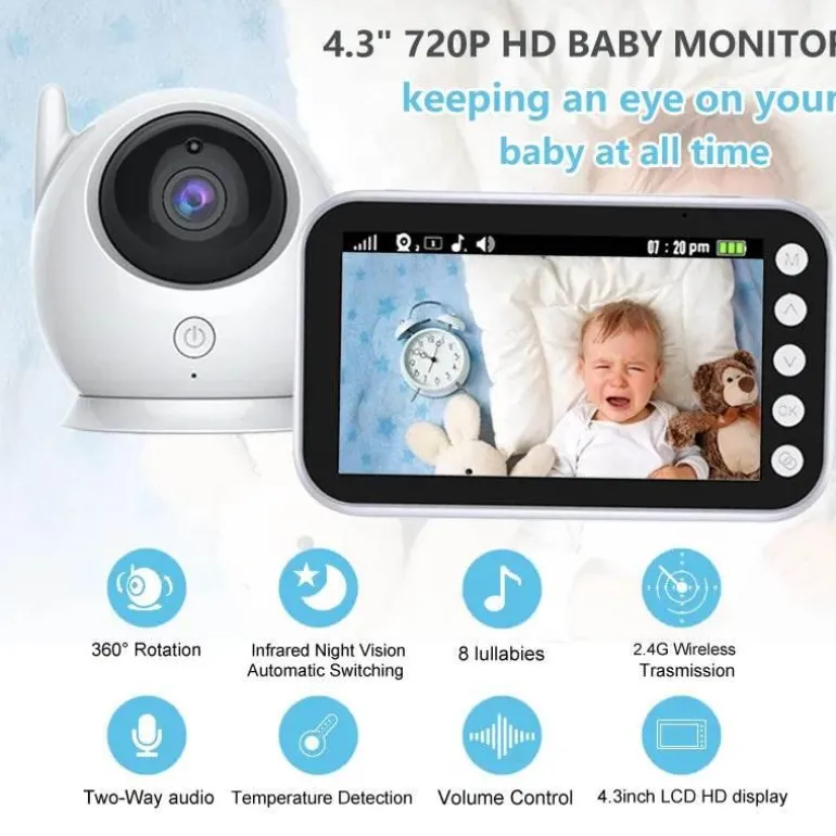 Babyphone-Kamera – Schlaflieder mit Nachtsicht