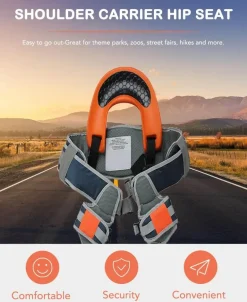 Baby-Schultertrage mit freihändiger Bedienung – Tragetuch für bequemes Tragen Ihres Babys