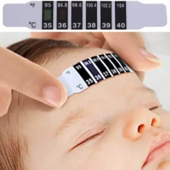 Baby-Thermometerstreifen – 10er-Packung Fieberstreifen für die Stirn