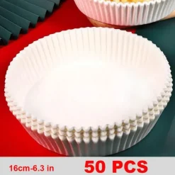 Backpapier für die Heißluftfritteuse – Einweg-Ölabsorberblätter