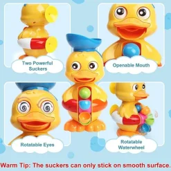 Badespielzeug „Enten-Wasserrad“ – lustiges Badezubehör für Babys