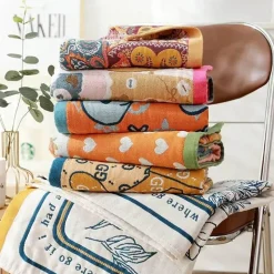 Badetuch aus Baumwolle – weich und saugfähig, 80 x 160 cm, groß und luxuriös