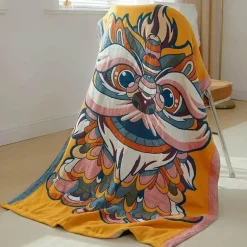 Badetuch aus Baumwollgaze – weich, saugfähig, ethnisch