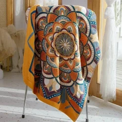 Badetuch aus Baumwollgaze – weich, saugfähig, ethnisch