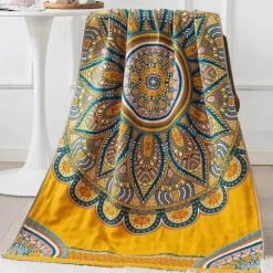 Badetuch aus Baumwollgaze – weich, saugfähig, ethnisch