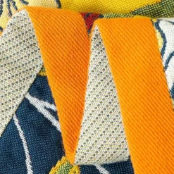 Badetuch mit Boho-Blumenmuster – groß, schnelltrocknend, Baumwolle, 80 x 160 cm