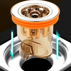 Badezimmer-Abflussfilter – Abflussschutz gegen Gerüche