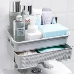 Badezimmer-Aufbewahrungsregal - Mehrschichtiger Organizer