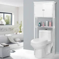 Badezimmer-Aufbewahrungsschrank – platzsparendes Handtuchregal