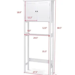 Badezimmer-Aufbewahrungsschrank – platzsparendes Handtuchregal