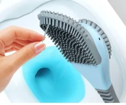 Badezimmerbürste in Entenform aus Silikon – weiches Reinigungswerkzeug für einfaches Schrubben