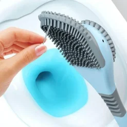 Badezimmerbürste in Entenform aus Silikon – weiches Reinigungswerkzeug für einfaches Schrubben