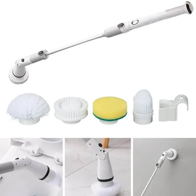 Badezimmer-Reinigungswerkzeug-Set – Effizientes rotierendes Reinigungsset