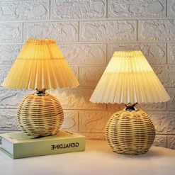 Bamboo Table Lamp - Eco-Friendly Sustainable Lighting