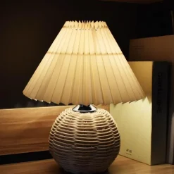 Bamboo Table Lamp - Eco-Friendly Sustainable Lighting