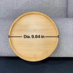 Bambus-Armlehnentablett zum Anklipsen – Kreatives Sofa-Accessoire