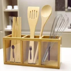 Bambus-Aufbewahrungsregal - Mehrzweck-Organizer im japanischen Stil