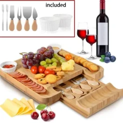 Bambus-Frühstückstablett - Servierplatte
