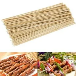 Bambus-Grillspieße – Umweltfreundliche Campingspieße, 100er-Pack